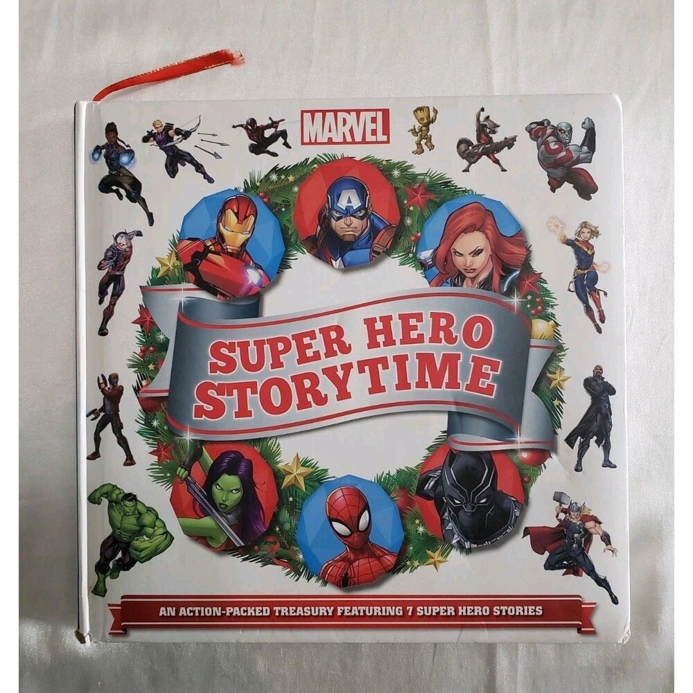 Christmas, Marvel,  Super Heroes Storytime Action Packed Book With 7 Stories ...